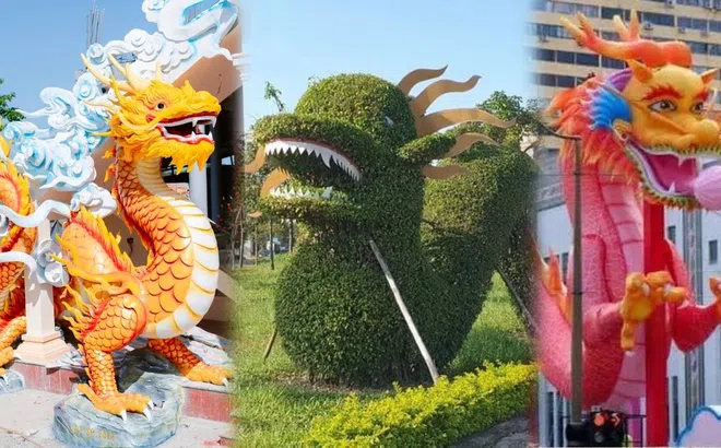 Cận kề Tết Nguyên đán Giáp Thìn, hàng loạt linh vật rồng ra mắt gây sốt mạng xã hội