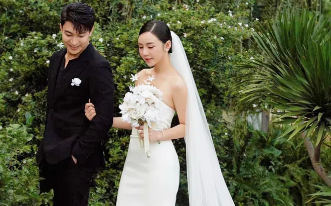 Quỳnh Kool được khen quá đẹp đôi khi chụp ảnh cưới cùng 'chồng màn ảnh'