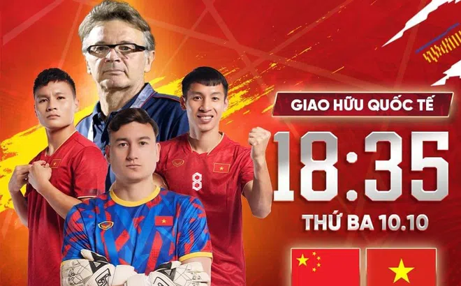 Xem trực tiếp trận đấu giữa ĐT Việt Nam vs ĐT Trung Quốc ở đâu, kênh nào?