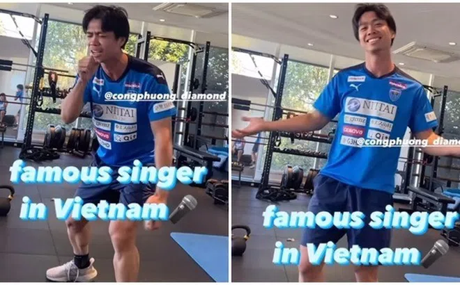 Video: Công Phượng 'giao lưu văn nghệ' tại Nhật Bản, CDM khuyên nên tham gia Viet Nam Idol
