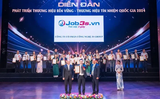 Job3s.vn lọt Top 10 thương hiệu bền vững quốc gia - Trái ngọt trên hành trình tiên phong ứng dụng AI thông minh vào nền tảng