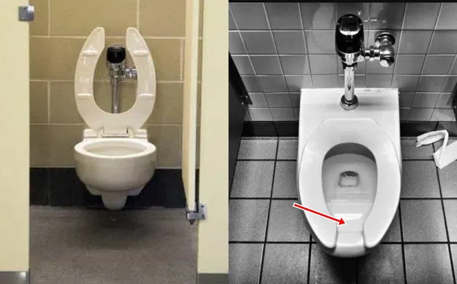 Lý do bồn cầu công cộng ở Mỹ có một kẽ hở, người châu Á lại không cần thiết kế này!