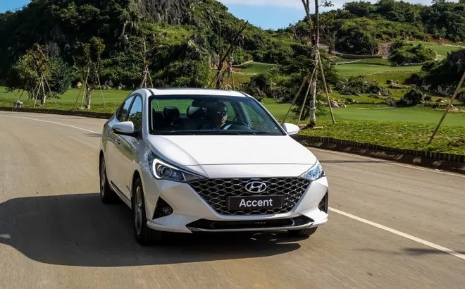 Accent tiếp tục là "ngôi sao sáng" của Hyundai trong tháng 11/2023