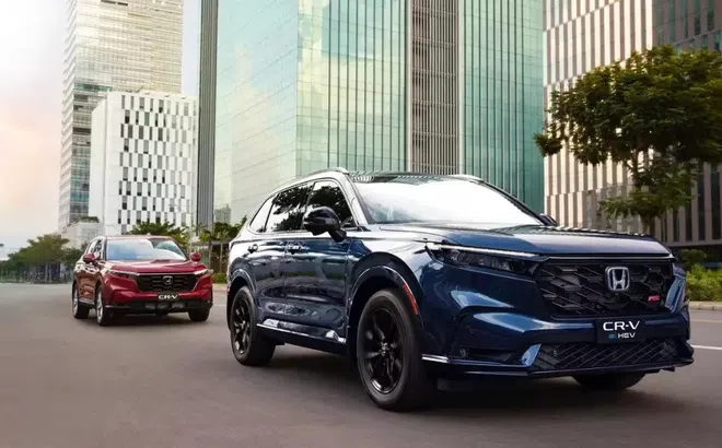 Honda CR-V tăng trưởng ấn tượng nhưng vẫn xếp sau CX-5, Territory và Tucson