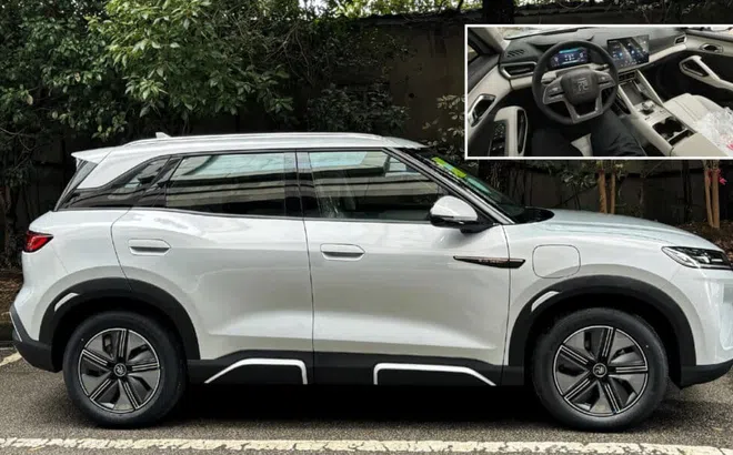 Cận cảnh SUV điện giá 'siêu rẻ' của BYD tại đại lý, sẵn sàng ra mắt vào tháng sau