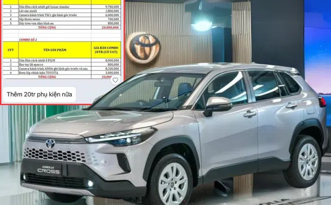 Toyota Corolla Cross 2024 bị bán ‘kèm lạc’ dù chưa ra mắt, nhiều phụ kiện giá cao khiến cộng đồng mạng dậy sóng