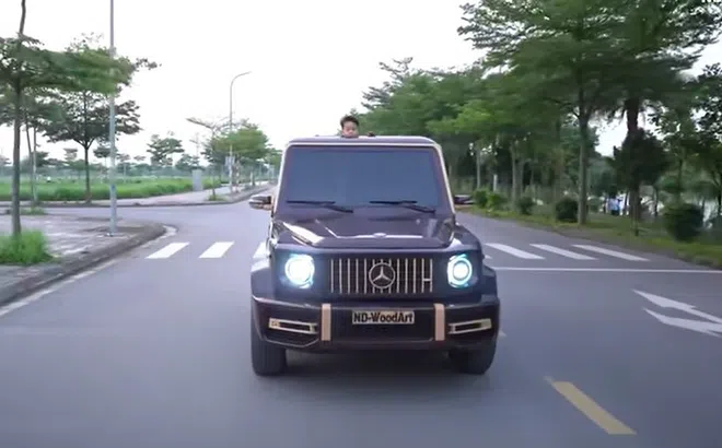 Hô biến Mitsubishi Pajero Sport đời cũ thành SUV chủ tịch Mercedes-AMG G63 qua bàn tay thợ Việt
