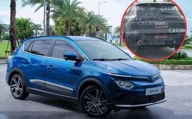 VinFast VF e34 lần đầu bị bắt gặp lăn bánh trên đường phố Ấn Độ