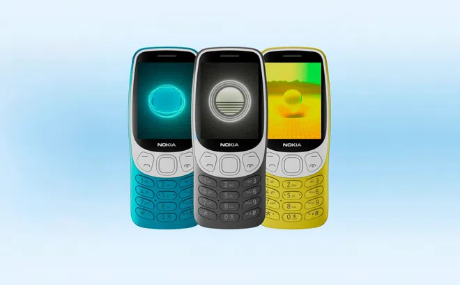 Nokia tung ra phiên bản mới toanh của điện thoại cục gạch huyền thoại, có đài FM, trò chơi Snake, giá hơn 2 triệu