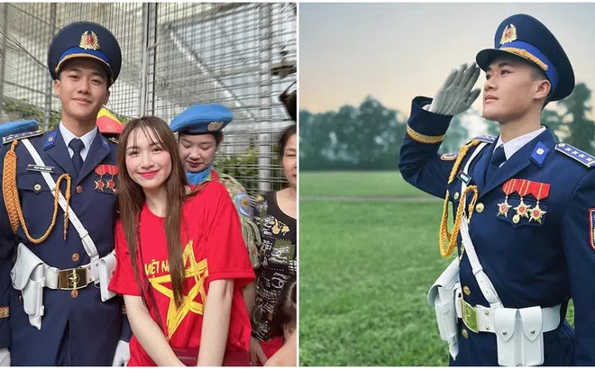 Danh tính trai đẹp ‘sánh đôi’ cùng Hòa Minzy tại Lễ diễu binh kỉ niệm 70 năm Chiến thắng Điện Biên Phủ