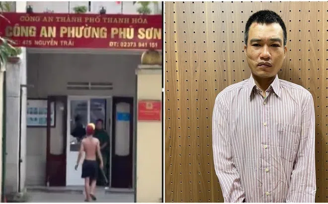 Quá khứ bất hảo của đối tượng táo tợn mang tuýp sắt đập phá trụ sở Công an 1 phường ở Thanh Hóa