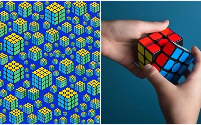 Chỉ những người có đôi mắt tinh tường mới có thể giải được câu đố Rubik này trong vòng chưa đầy 30 giây