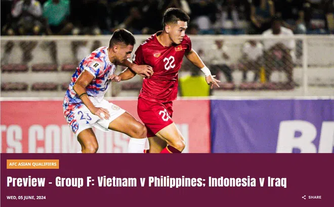 AFC nhận định trận Việt Nam vs Philippines ở VL World Cup