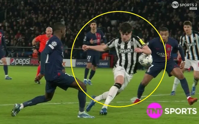 Bùng nổ tranh cãi về quả penalty ở phút 90+8 của PSG
