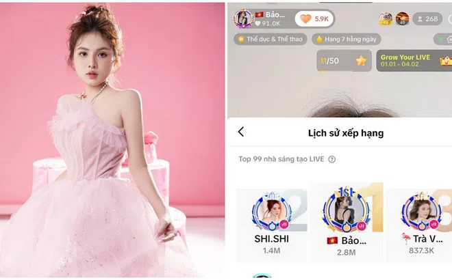 Bảo My - Bóng hồng đa tài của Tiktok live VN