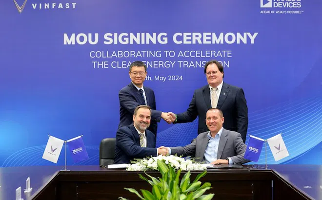 Analog Devices hợp tác với VinFast nhằm mang tới những giải pháp giúp cải tiến hệ sinh thái xe điện Đông Nam Á