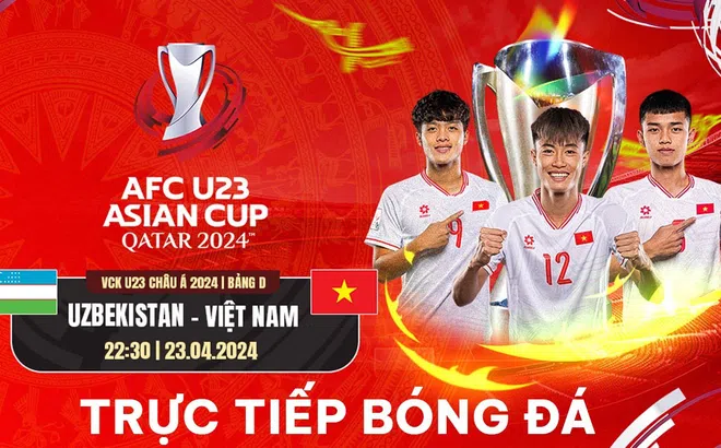 Trực tiếp bóng đá U23 Việt Nam vs U23 Uzbekistan - VCK U23 châu Á 2024: 'Quang Hải mới' gây sốt