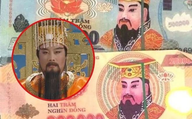 Diễn viên Tây Du Ký '10 phần bất lực' khi bị in hình lên tiền âm phủ
