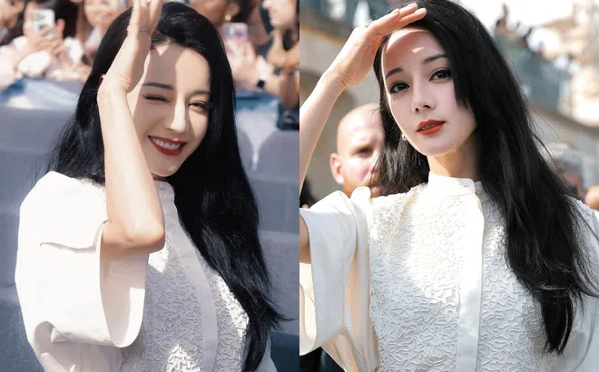 Địch Lệ Nhiệt Ba đẹp tựa nàng thơ, chiếm trọn spotlight tại Paris với visual nữ thần