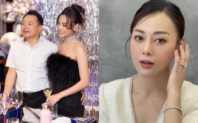 Phương Oanh lộ chiếc nhẫn kim cương cỡ 'khủng', xuất hiện rạng rỡ khi mang bầu song thai
