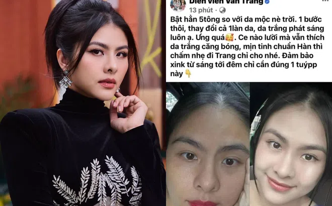 Diễn viên Vân Trang xin lỗi vì đăng quảng cáo gây hiểu lầm